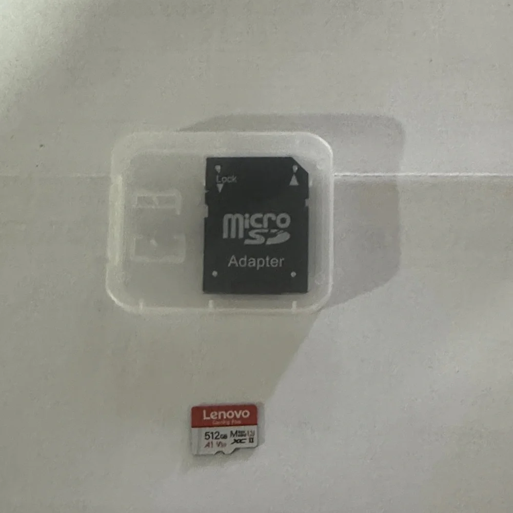 Lenovo MicroSD Card with Adapter - Black and Red